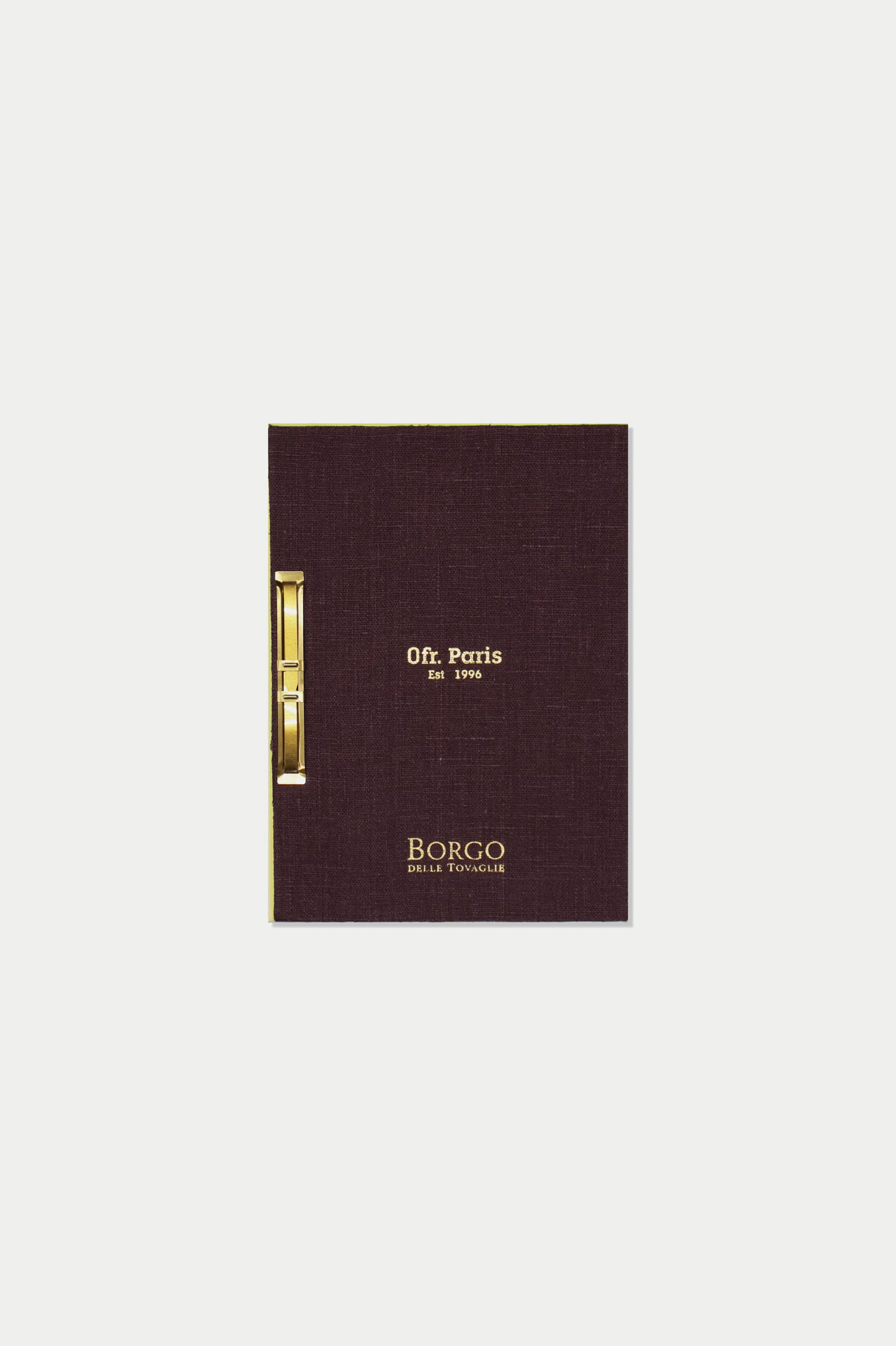 0fr × BORGO DELLE TOVAGLIE Notebook Burgundy - 0fr. Tokyo