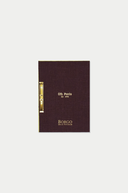 0fr × BORGO DELLE TOVAGLIE Notebook Burgundy - 0fr. Tokyo