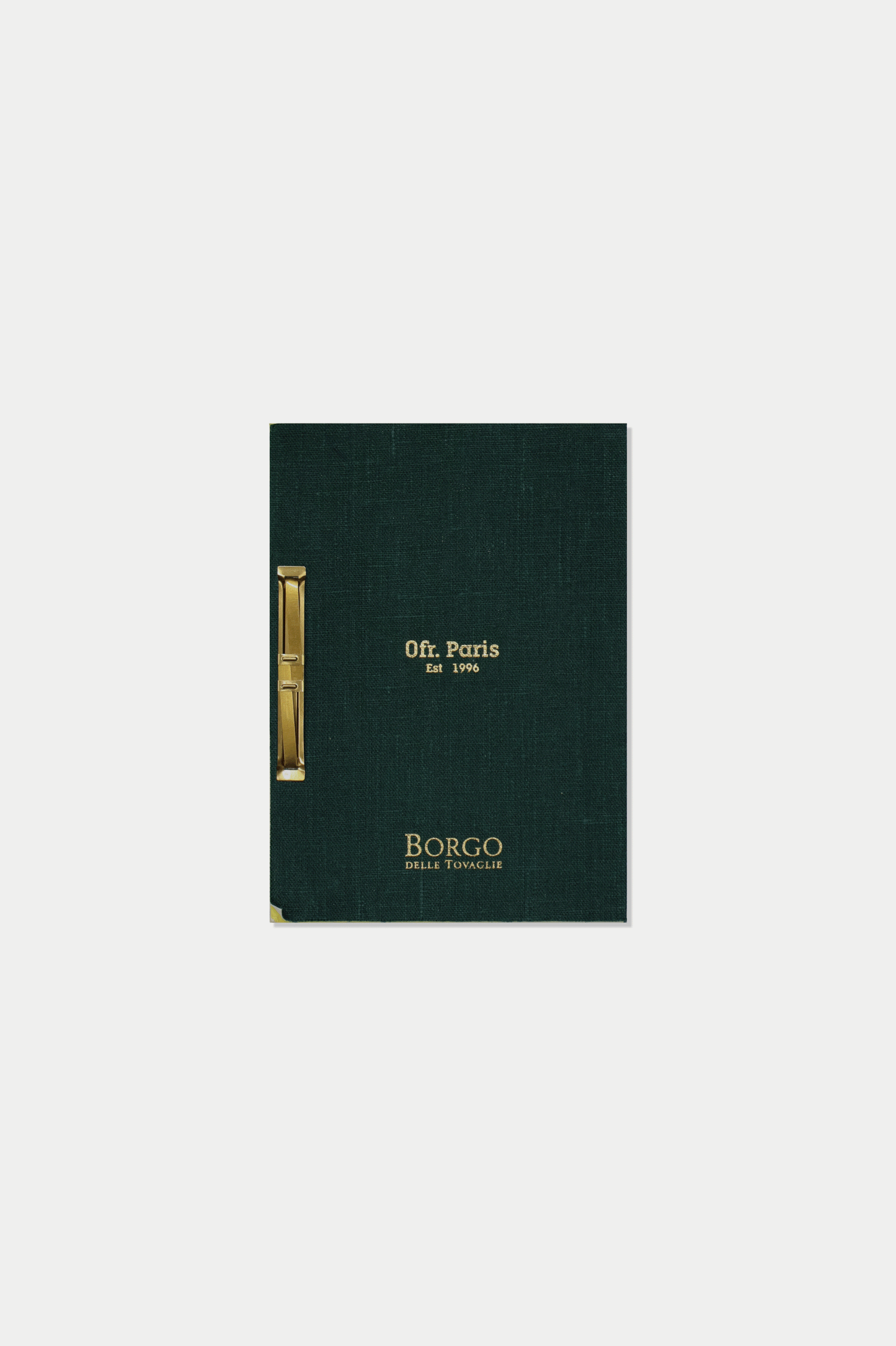 0fr × BORGO DELLE TOVAGLIE Notebook Green