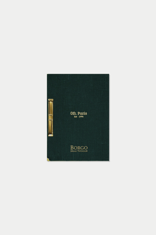 0fr × BORGO DELLE TOVAGLIE Notebook Green