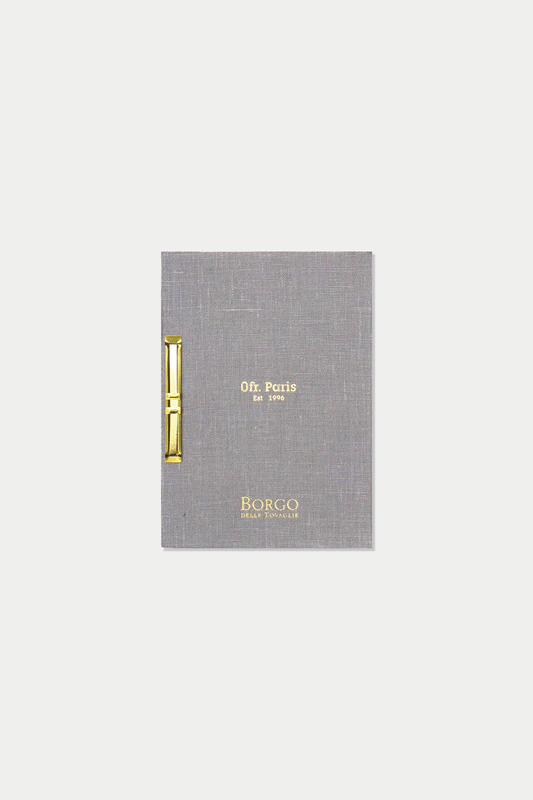 0fr × BORGO DELLE TOVAGLIE Notebook Grey - 0fr. Tokyo