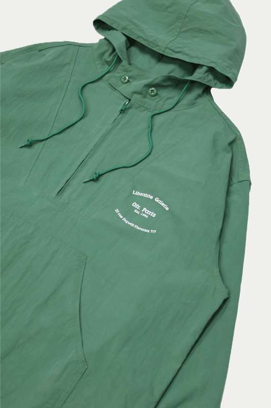 0fr Button Hoodie Anorak Green (SIZE: OS) - 0fr. Tokyo