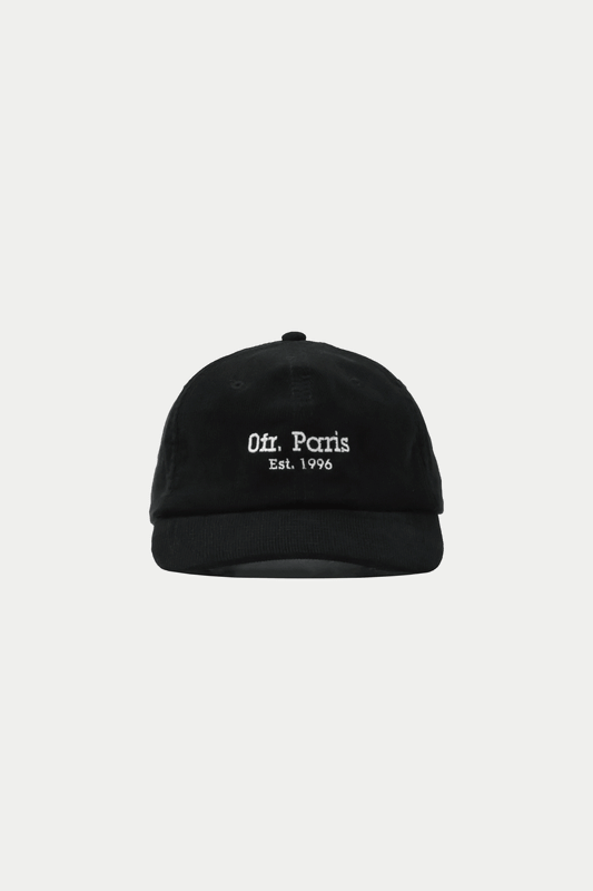 0fr Corduroy Cap Black