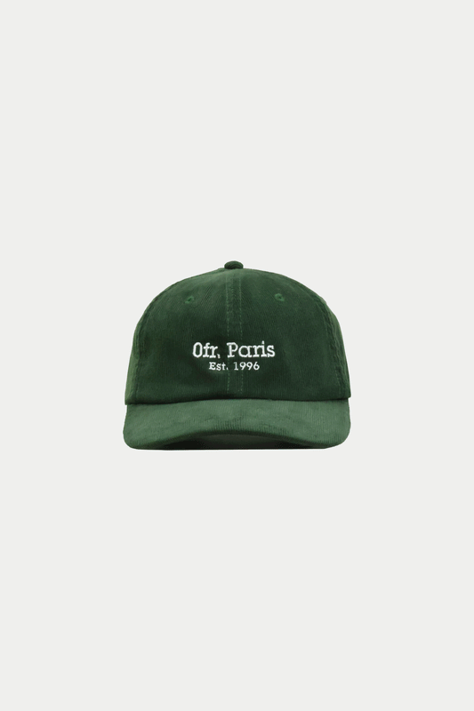 0fr Corduroy Cap Dark Green