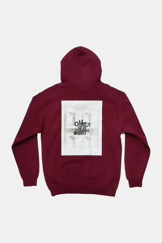 0fr Hoodie Burgundy Out of Sight Solo (SIZE: M) - 0fr. Tokyo