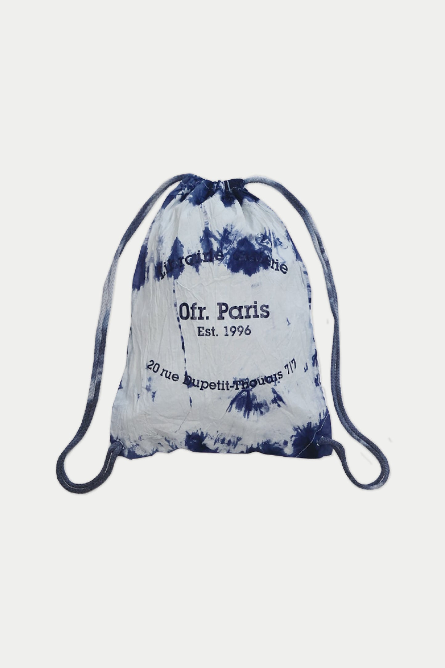 0fr String Bag Dyeing Workshop Navy