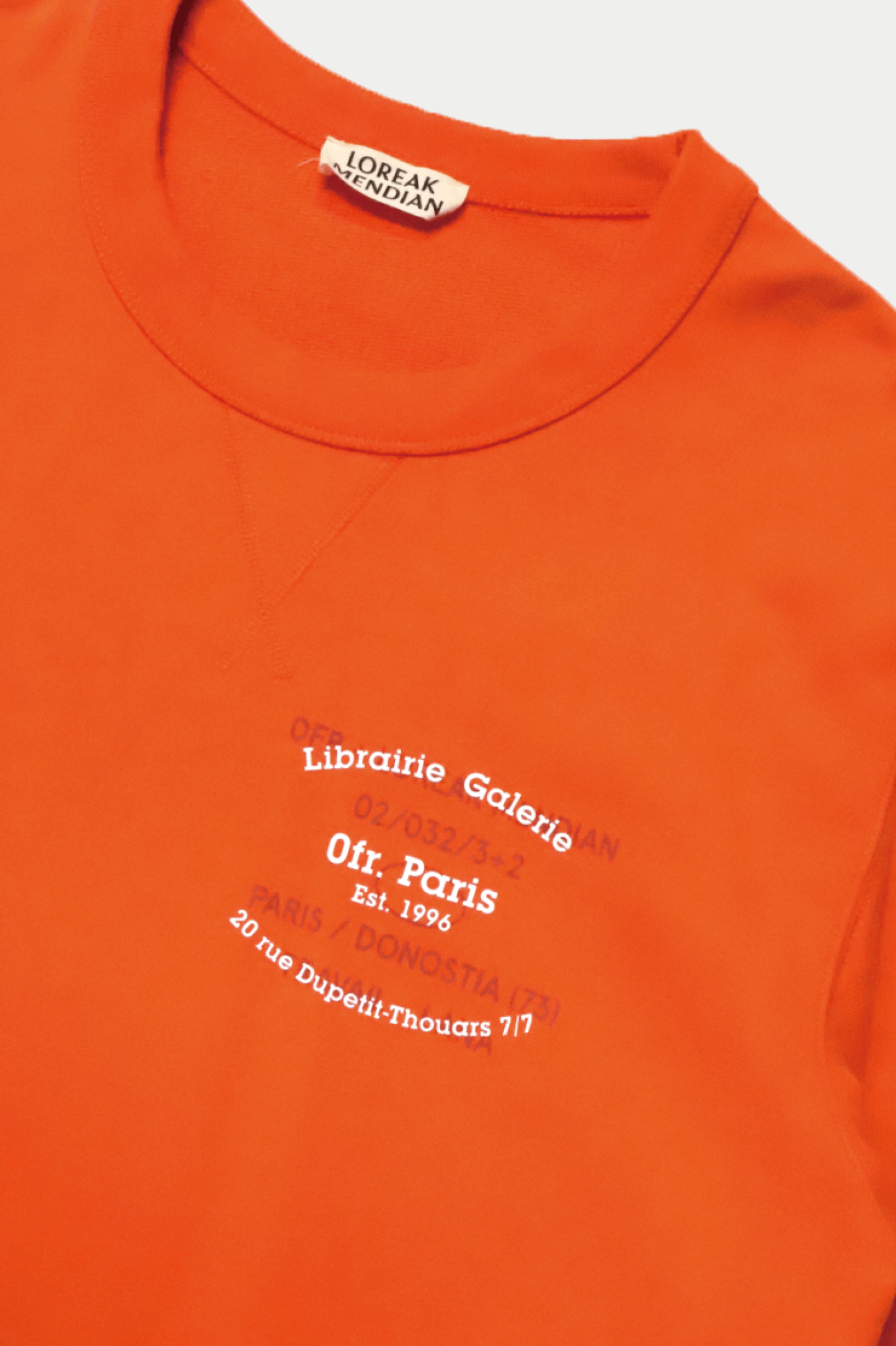 0fr x Loreak Mendian Sweatshirt Orange Out of Sight Solo - 0fr. Tokyo
