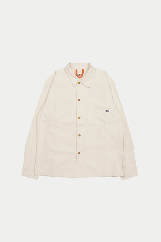 0fr × Loreak Mendian Travail Overshirt Stone