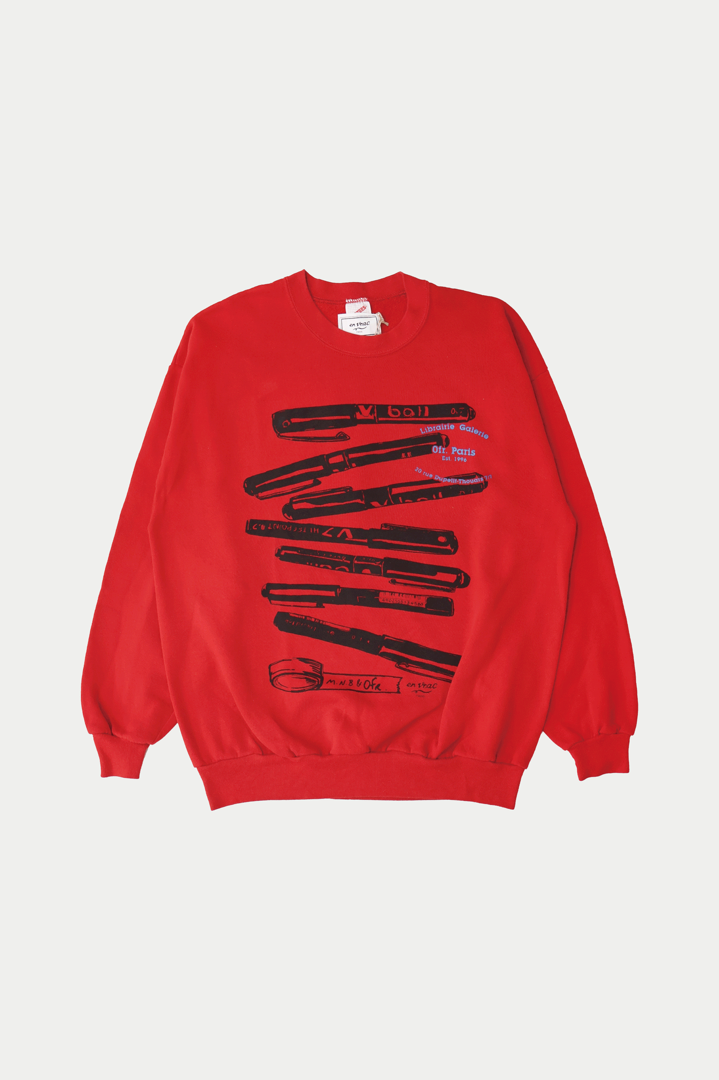 0fr × en vrac paris American Sweatshirt Rouge (SIZE: XL) - 0fr. Tokyo