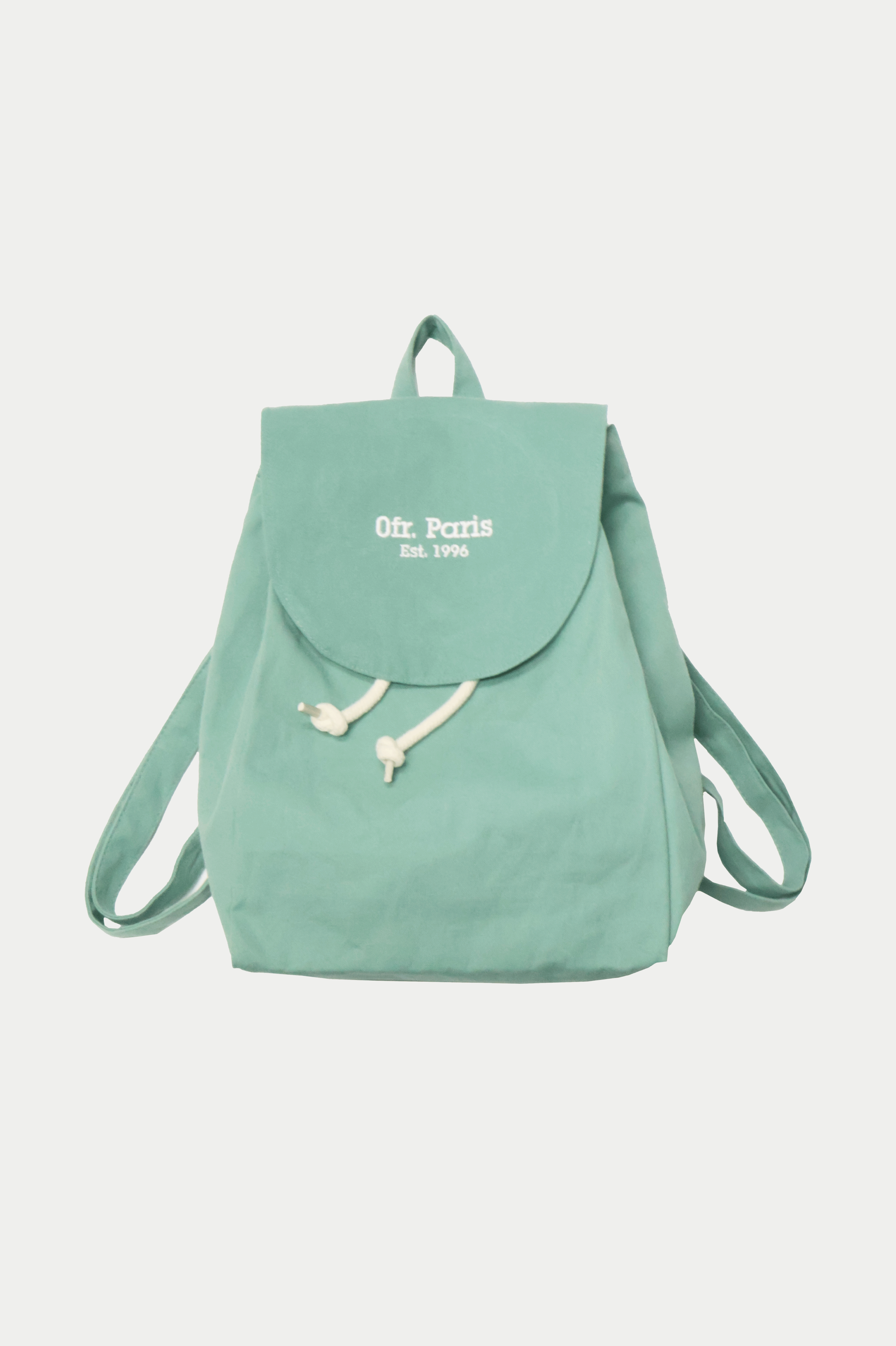 Ofr.Paris リュック　オーエフアール コットンリュック 0fr. Cute Backpack Mint - 0fr. Tokyo – BOUTIQUE ROMANTIQUE