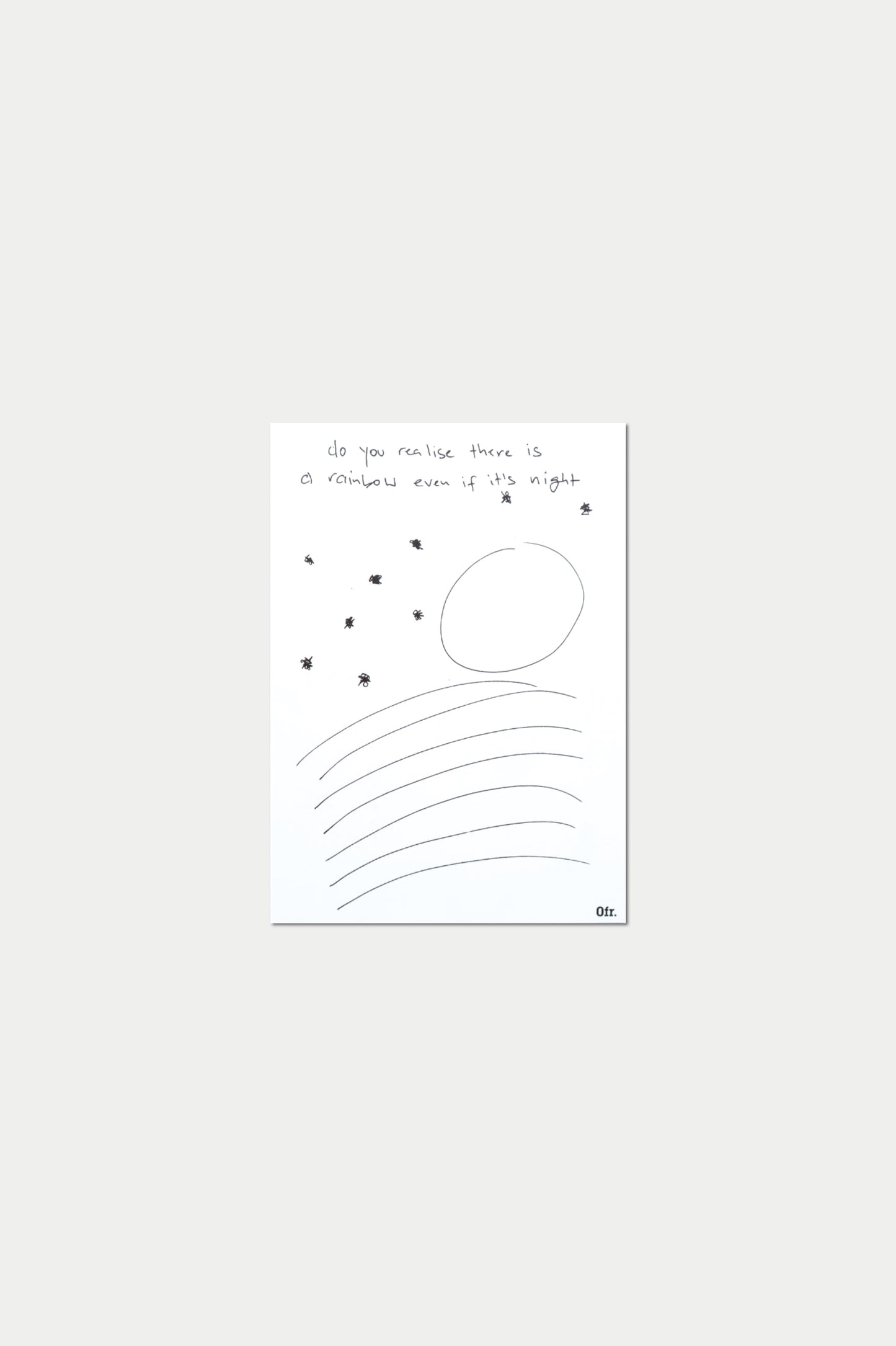 0fr. DELÉMOON JEKIS OUR HEARTS ARE ONE Postcardbook