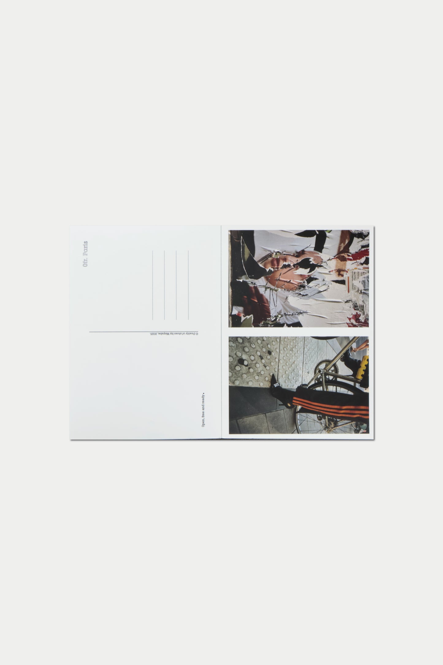 0fr. DUALITY OF SHOES Postcardbook