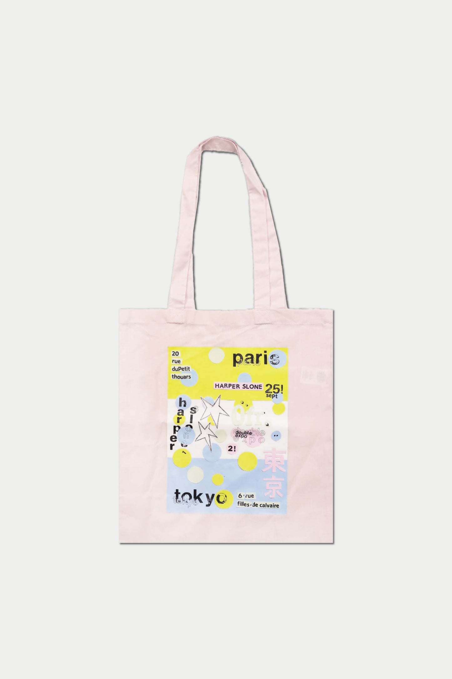 0fr. Eco Bag harper slone 0fr. Tokyo  double expo Pink