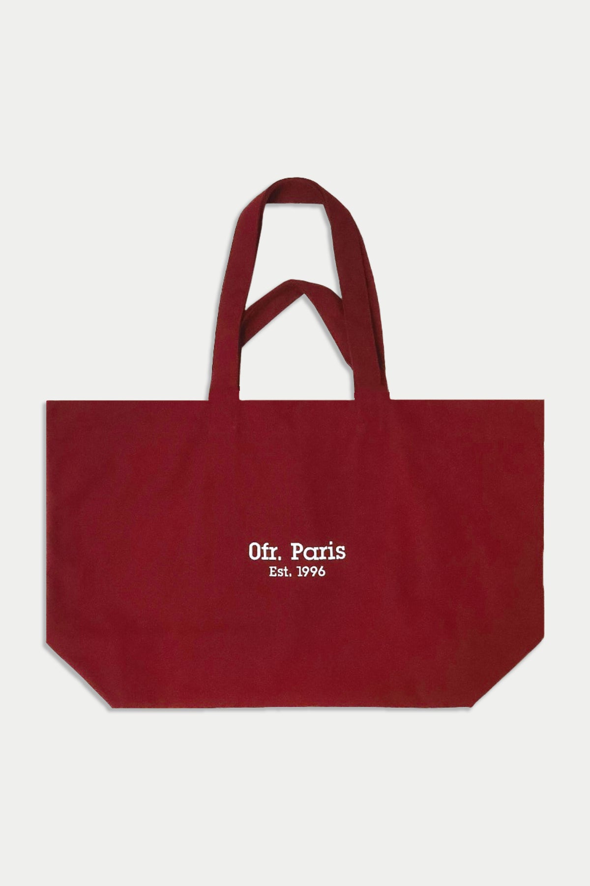 0fr. Embroidery Logo Big Bag Red