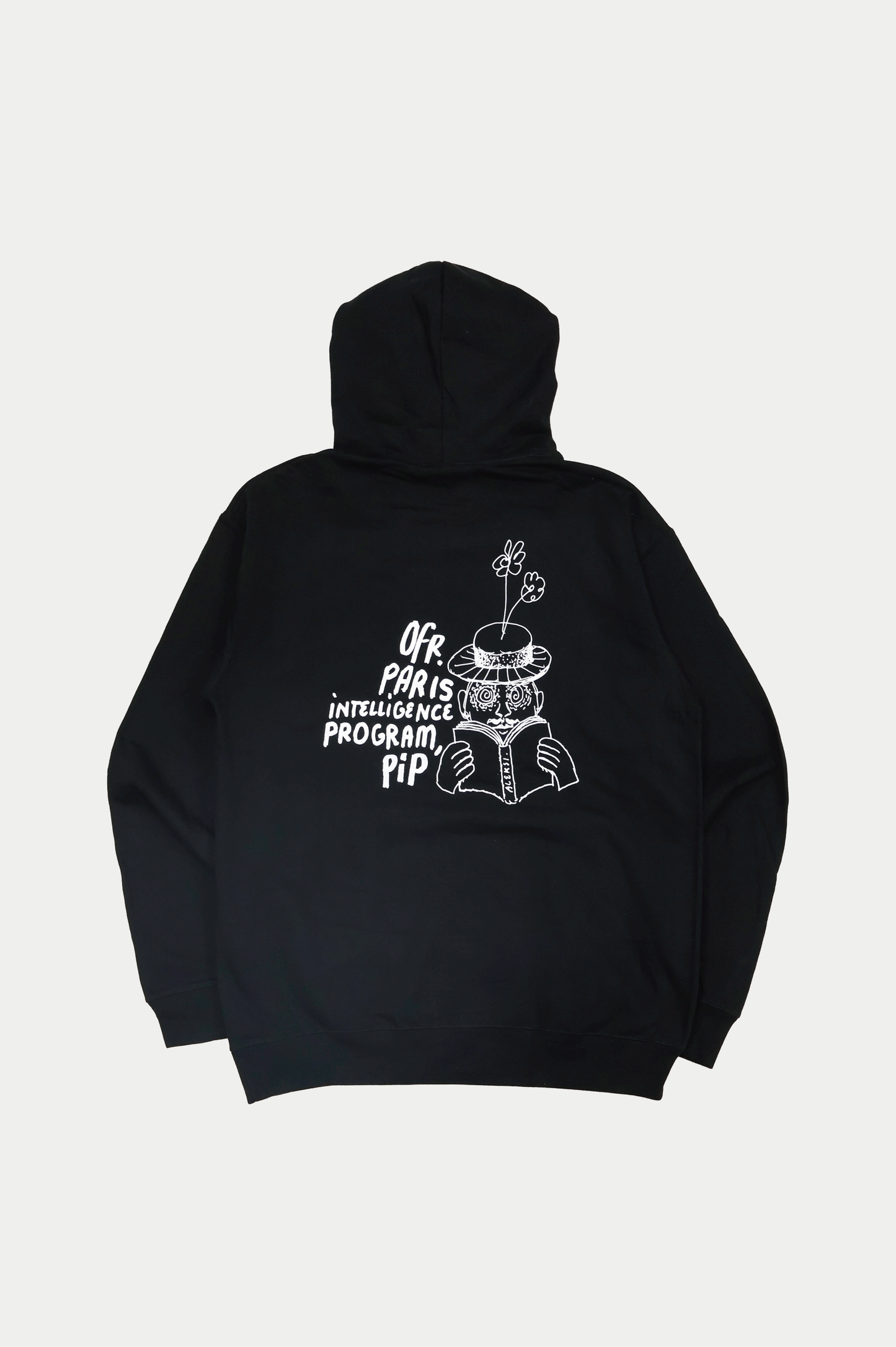 0fr. P.i.P Aleksi Cavaillez Hoodie Black (SIZE: S/M/L) - 0fr. Tokyo