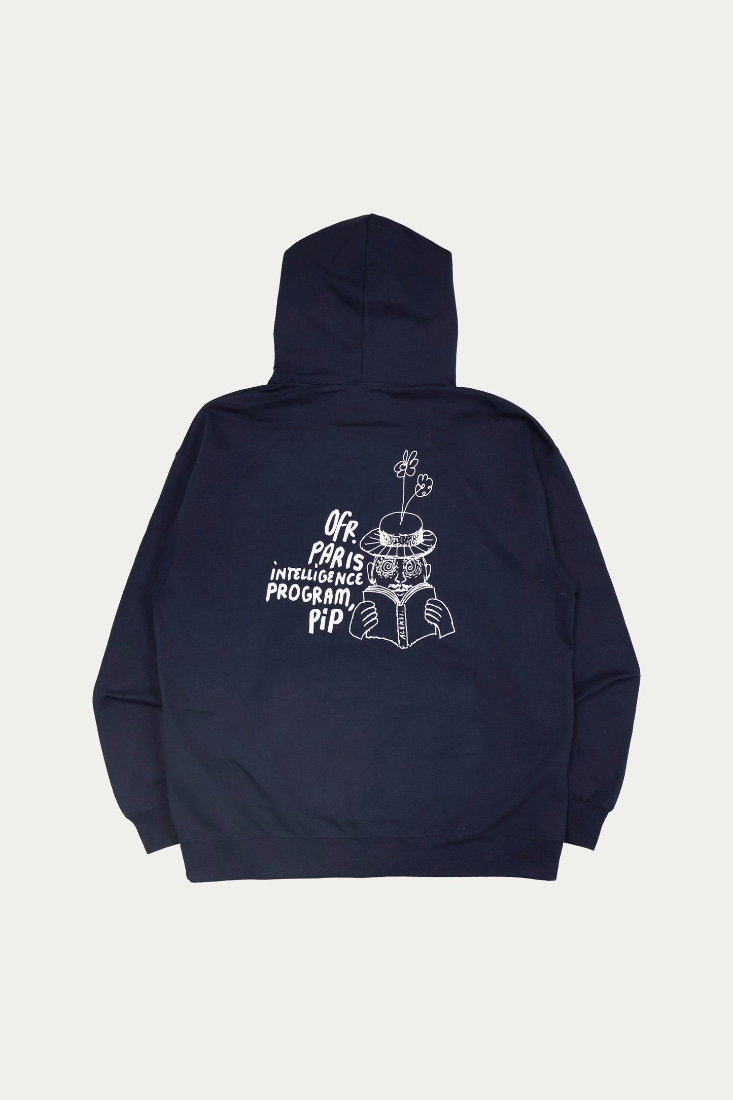 0fr. P.i.P Aleksi Cavaillez Hoodie Charcoal (SIZE: S/M/L) - 0fr. Tokyo