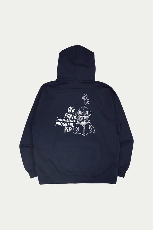 0fr. P.i.P Aleksi Cavaillez Hoodie Charcoal (SIZE: S/M/L)  - 0fr. Tokyo
