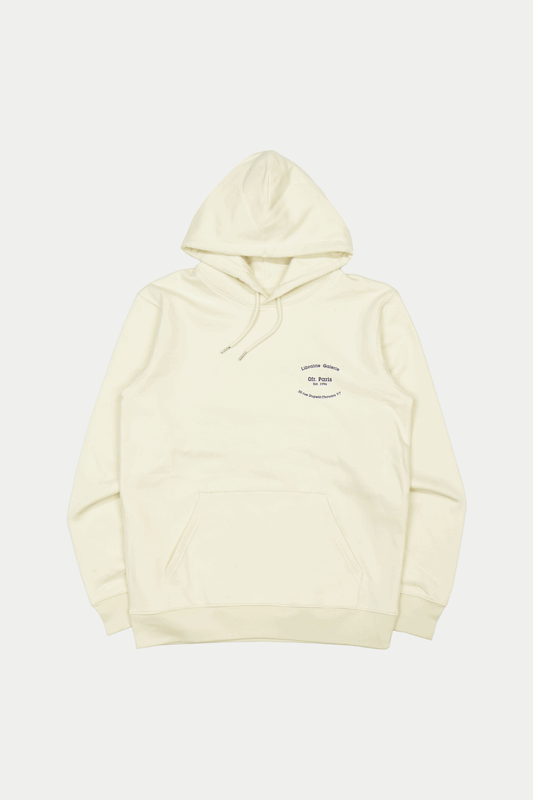 0fr. P.i.P Aleksi Cavaillez Hoodie Cream Navy (SIZE: L) - 0fr. Tokyo