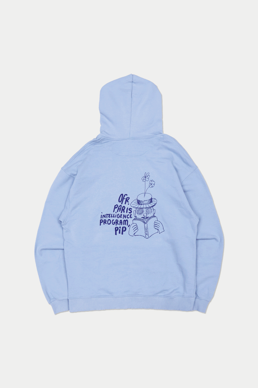 0fr. P.i.P Aleksi Cavaillez Hoodie Sky (SIZE: XL)  - 0fr. Tokyo