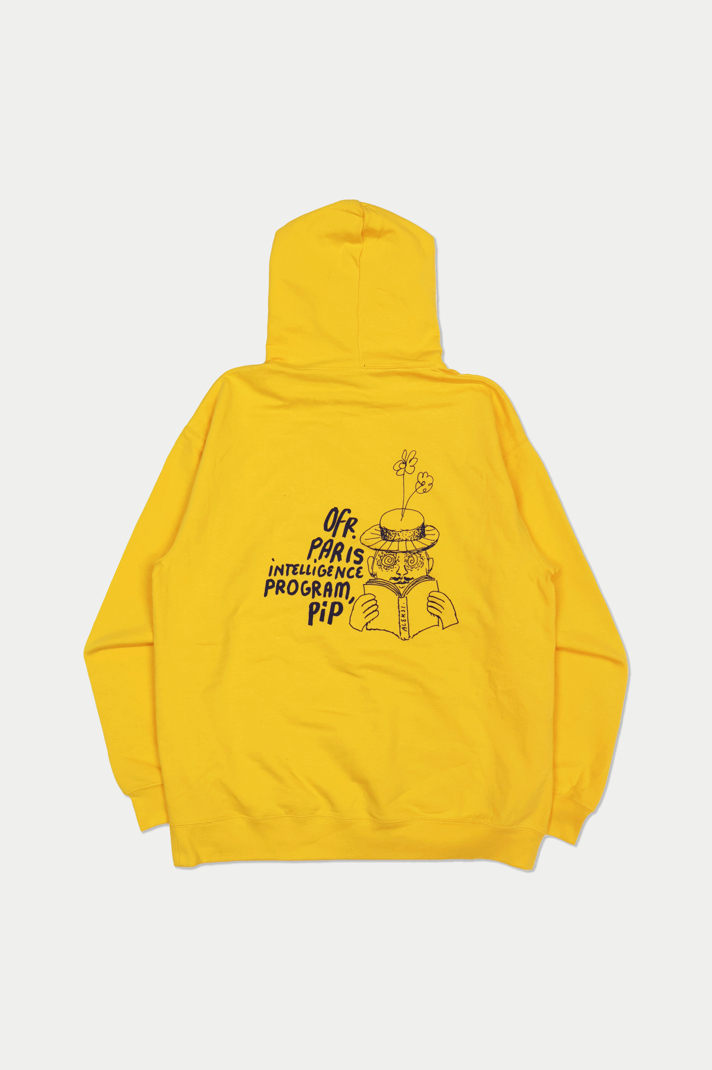0fr. P.i.P Aleksi Cavaillez Hoodie Yellow (SIZE: L) - 0fr. Tokyo