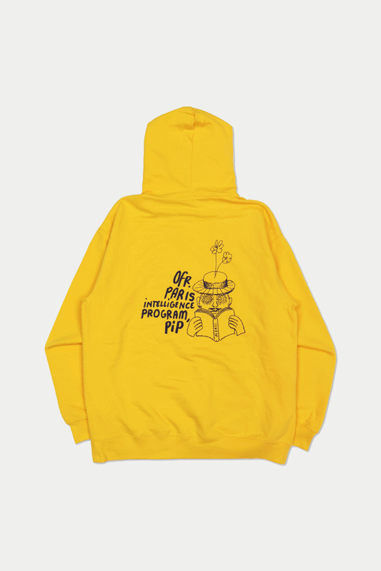 0fr. P.i.P Aleksi Cavaillez Hoodie Yellow (SIZE: L)  - 0fr. Tokyo
