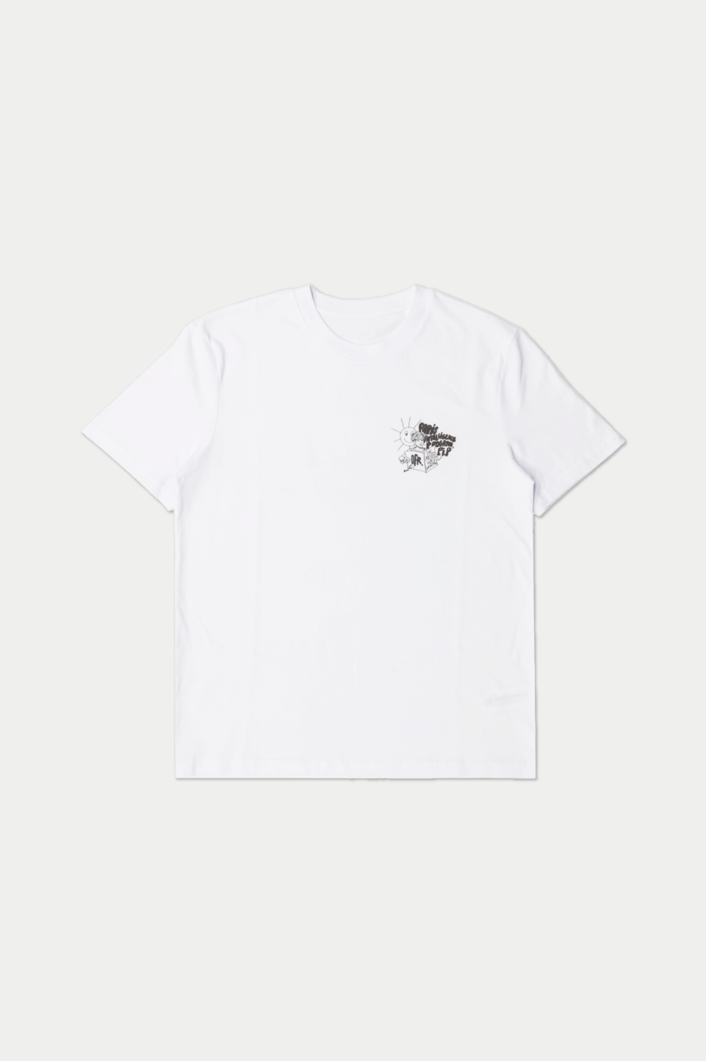 0fr. P.i.P Aleksi Livre et Garçon Onepoint Tee White Black - 0fr. Tokyo