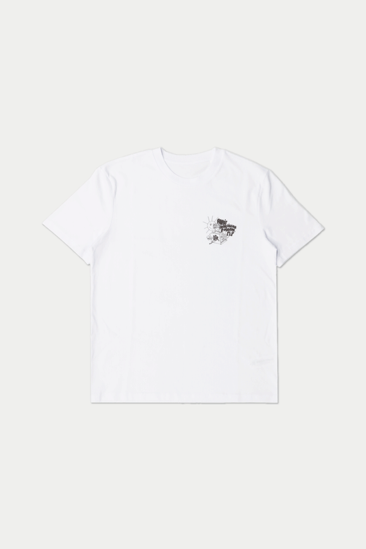 0fr. P.i.P Aleksi Livre et Garçon Onepoint Tee White Black - 0fr. Tokyo