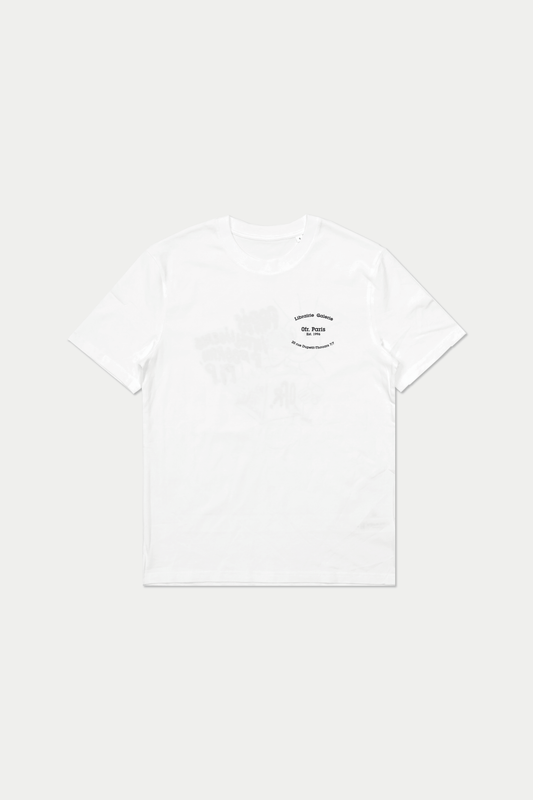 0fr. P.i.P Aleksi Livre et Garçon Tee White Black - 0fr. Tokyo