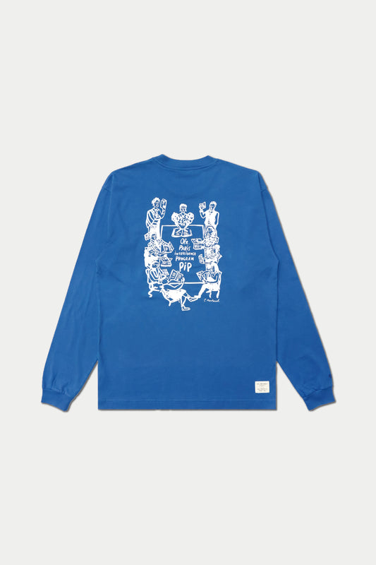 0fr. P.i.P Cassandre Montoriol LS Tee Blue