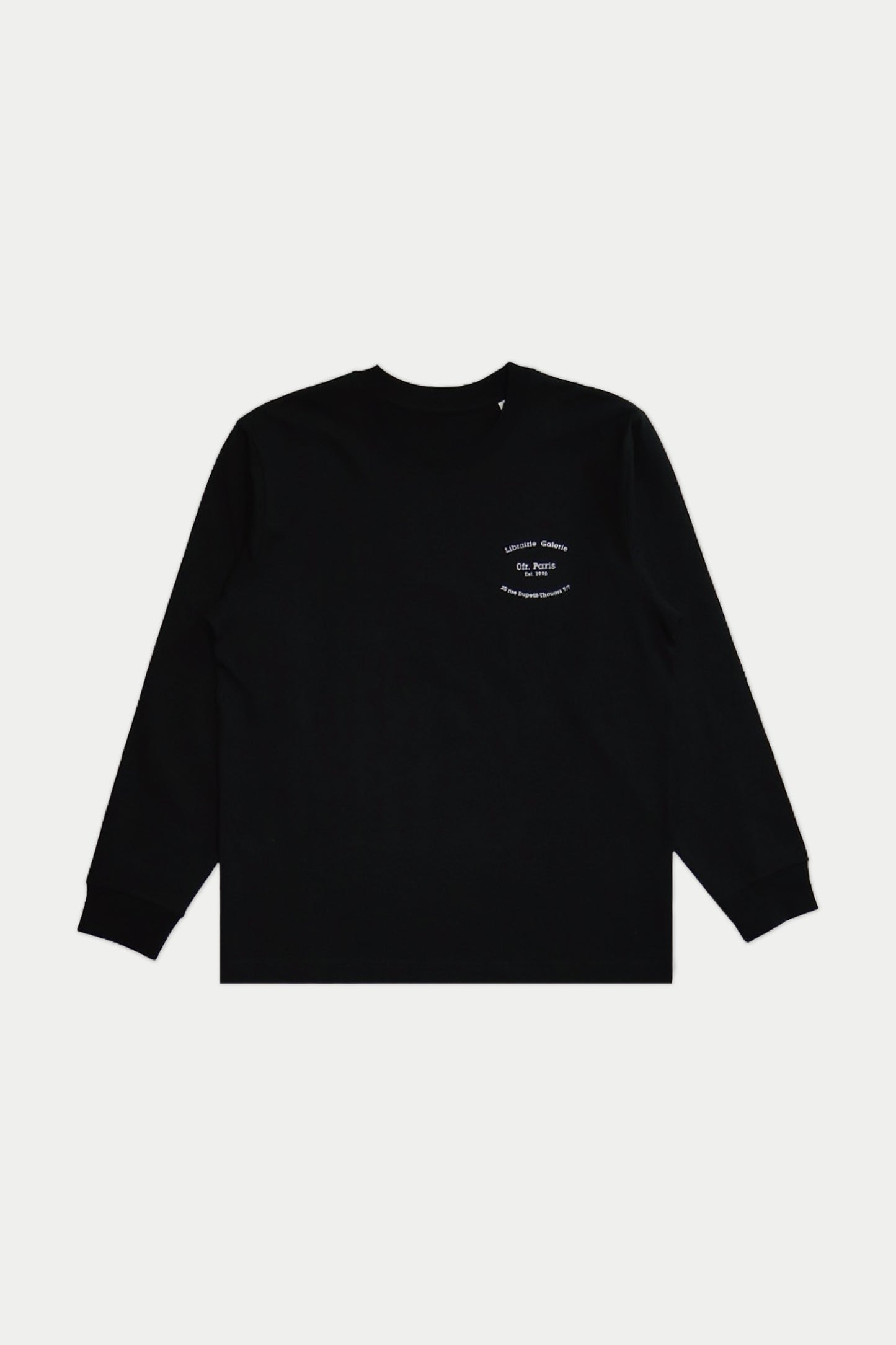 0fr. Paris Logo LS Tee Black