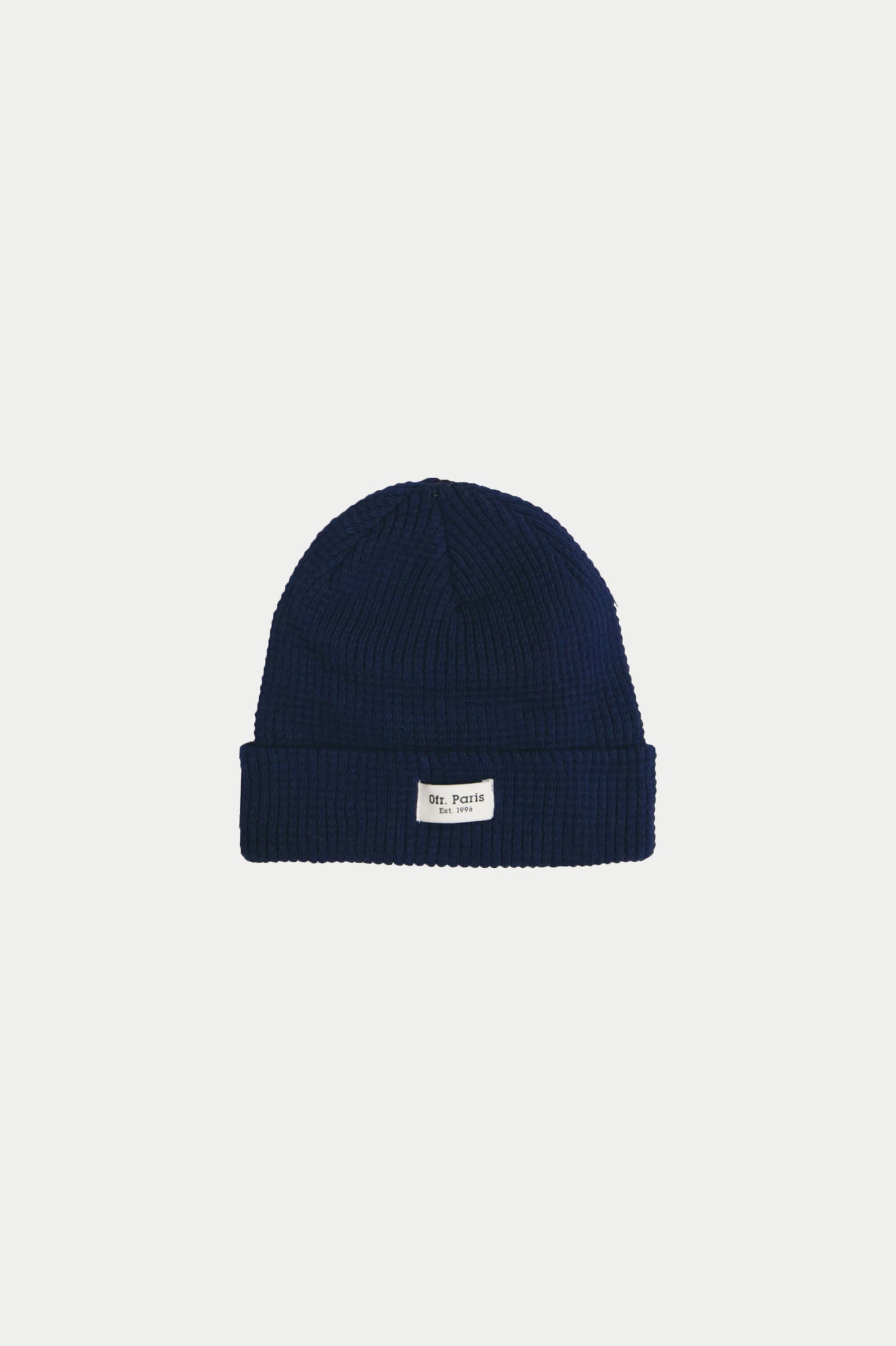 0fr. Paris × HEMEN BIARRITZ Beanie Hat Navy Made in France