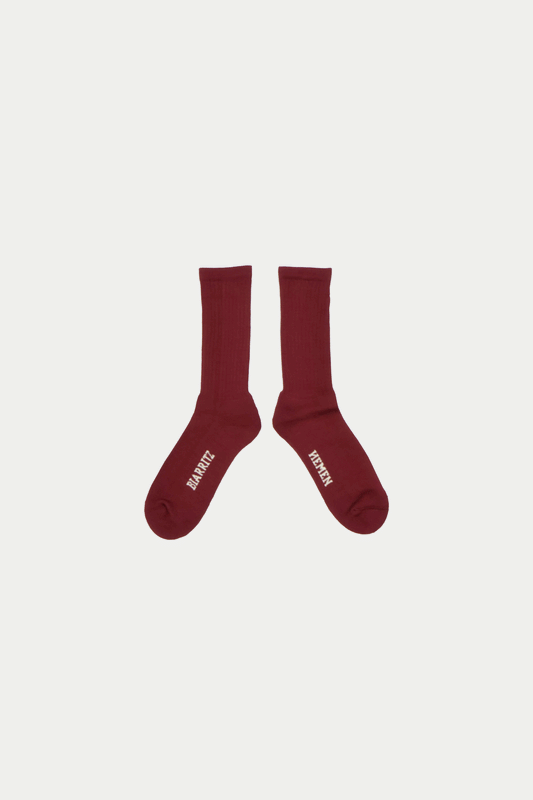 0fr. Paris × HEMEN BIARRITZ Socks Wine - 0fr. Tokyo