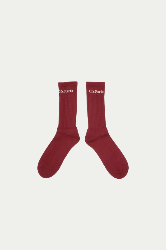 0fr. Paris × HEMEN BIARRITZ Socks Wine - 0fr. Tokyo