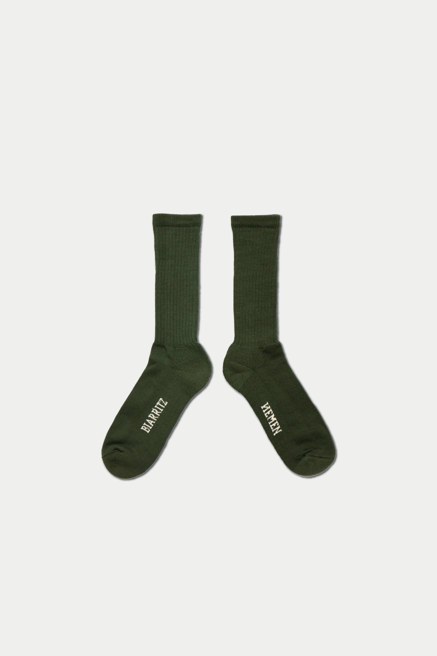 0fr. Paris × HEMEN BIARRITZ Socks Dark Forest