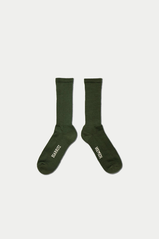0fr. Paris × HEMEN BIARRITZ Socks Dark Forest