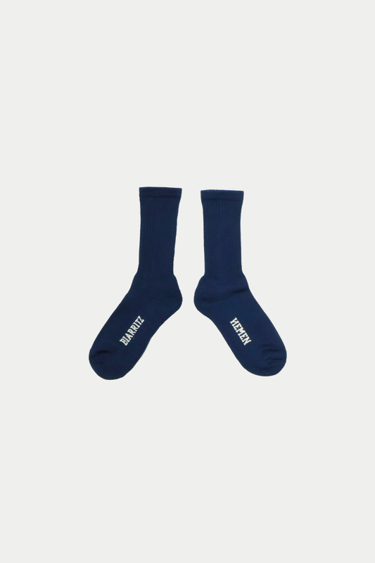 0fr. Paris × HEMEN BIARRITZ Socks Deep Marine - 0fr. Tokyo