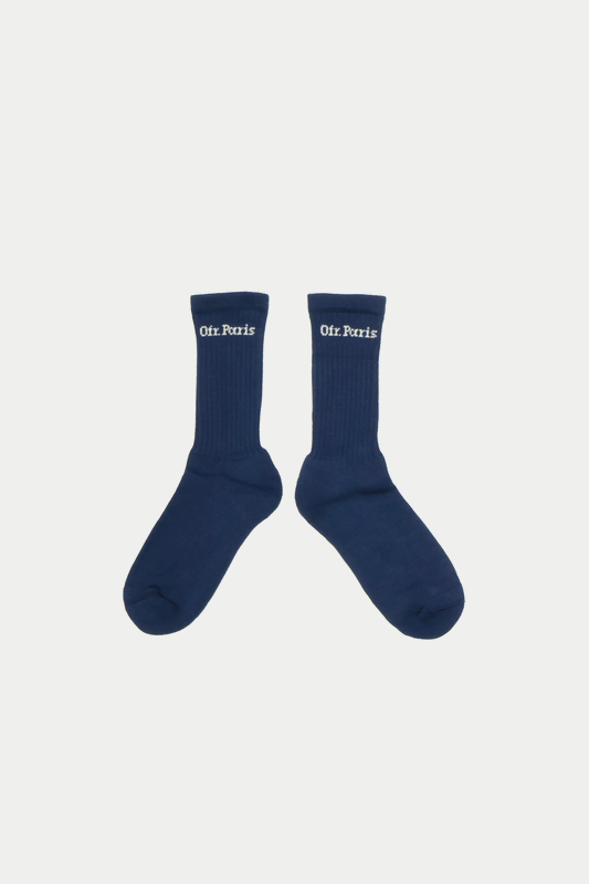 0fr. Paris × HEMEN BIARRITZ Socks Deep Marine - 0fr. Tokyo