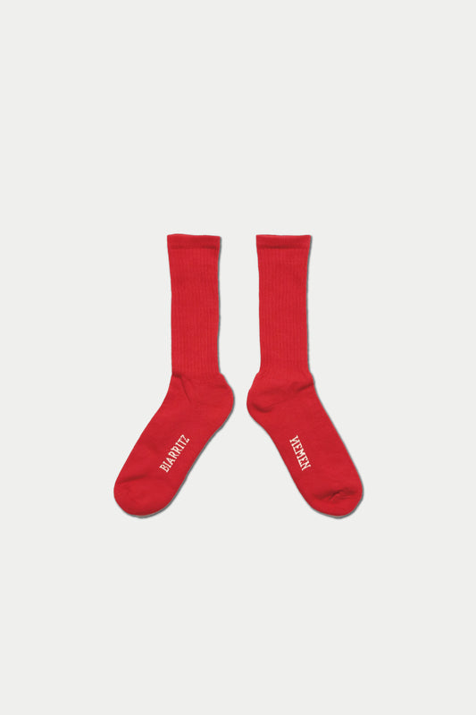 0fr. Paris × HEMEN BIARRITZ Socks Red