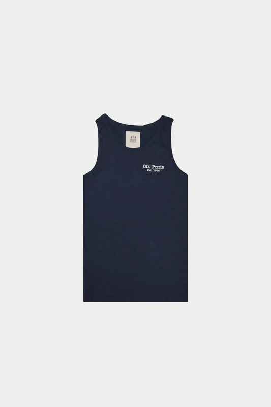 0fr. Paris × HEMEN BIARRITZ Tanktop Gari Deep Marine