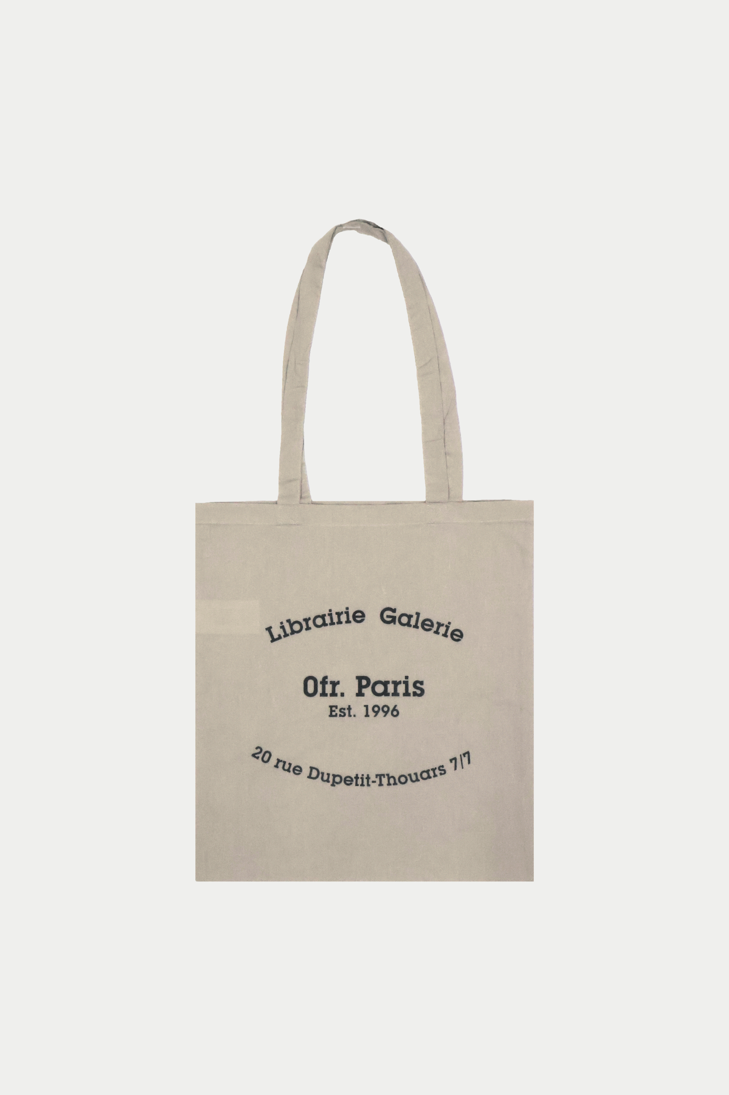 0fr. Tokyo Boutique romantique, Nakameguro le grand début Eco Bag Grey - 0fr. Tokyo