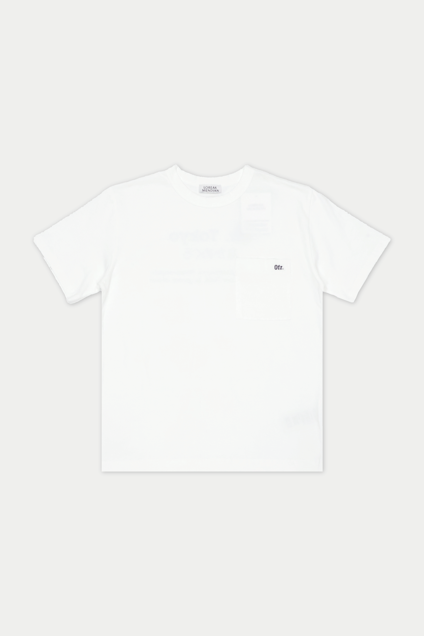 0fr × Loreak Mendian Pocket  Logo Tee White