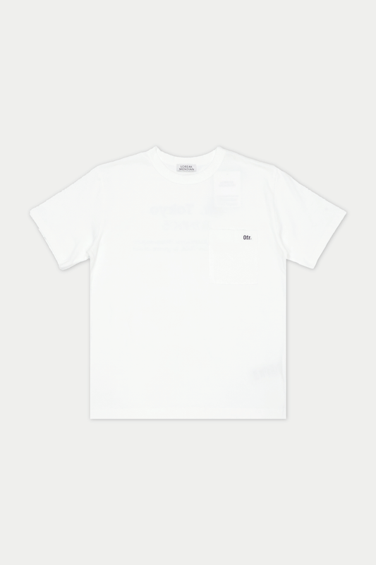 0fr. P.i.P Cassandre Montoriol Tee White Navy - 0fr. Tokyo