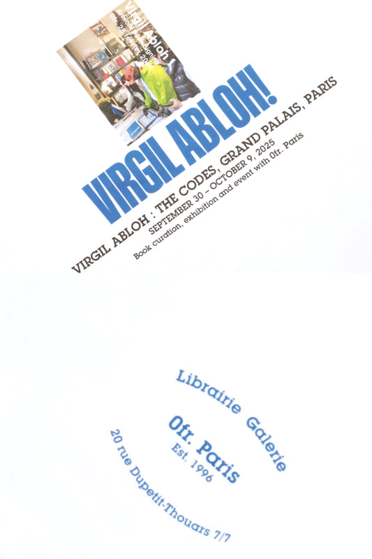 0fr. VIRGIL ABLOH : THE CODES, GRAND PALAIS, PARIS LS Tee White