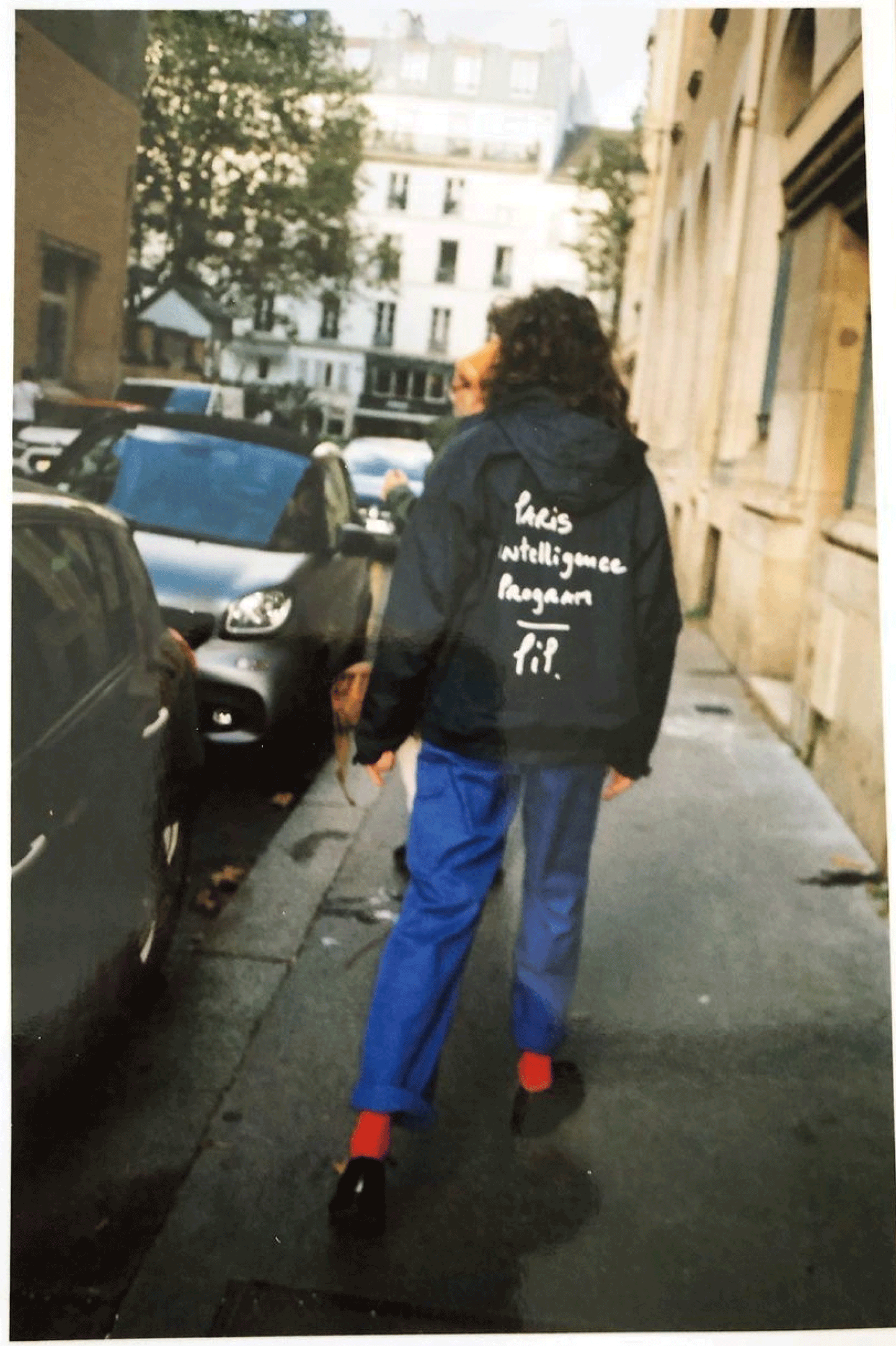 0fr Hoodie Vanilla & Blue Logo