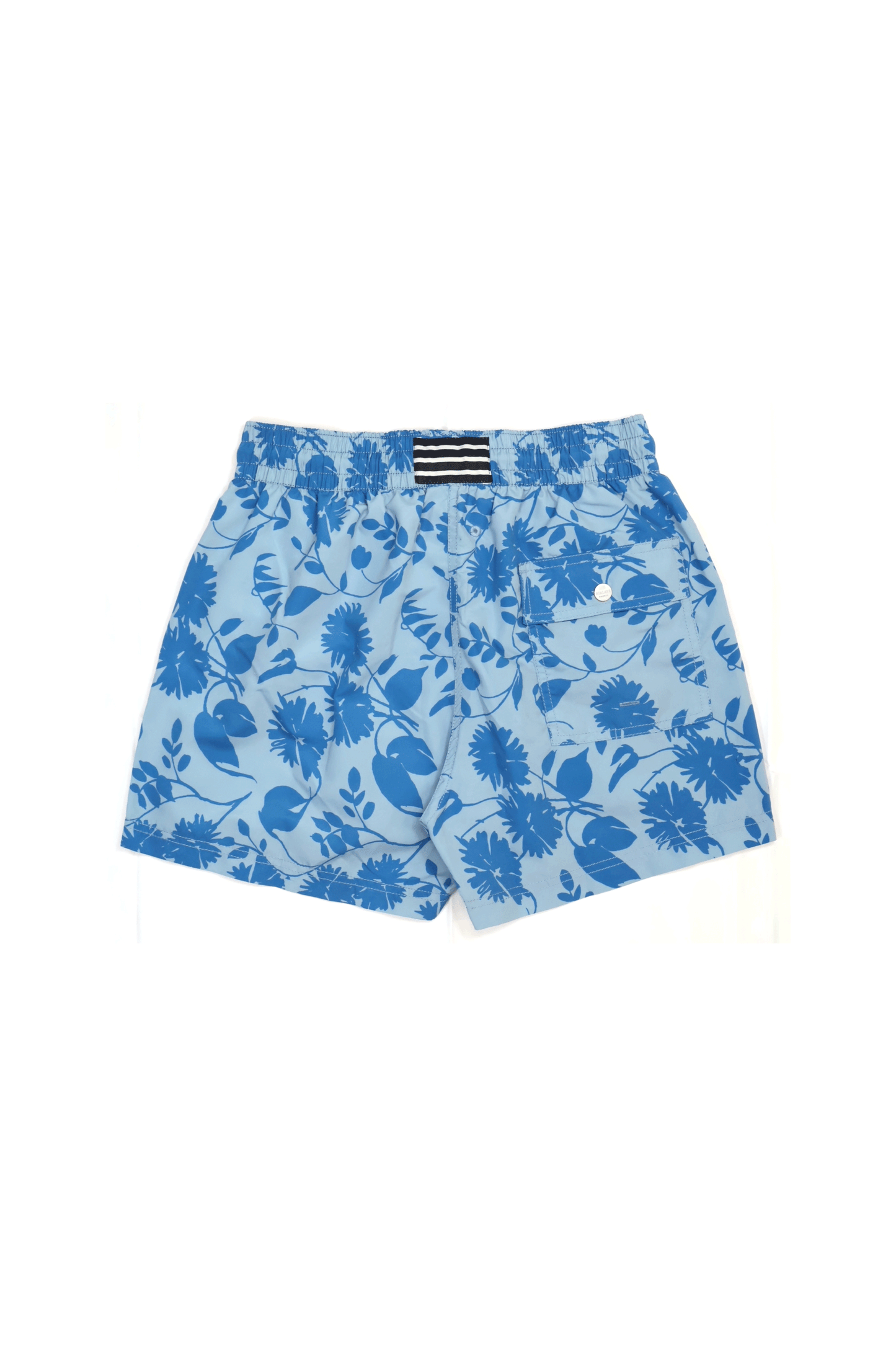 0fr. × Atalaye School Swim Shorts Flower Sky Blue