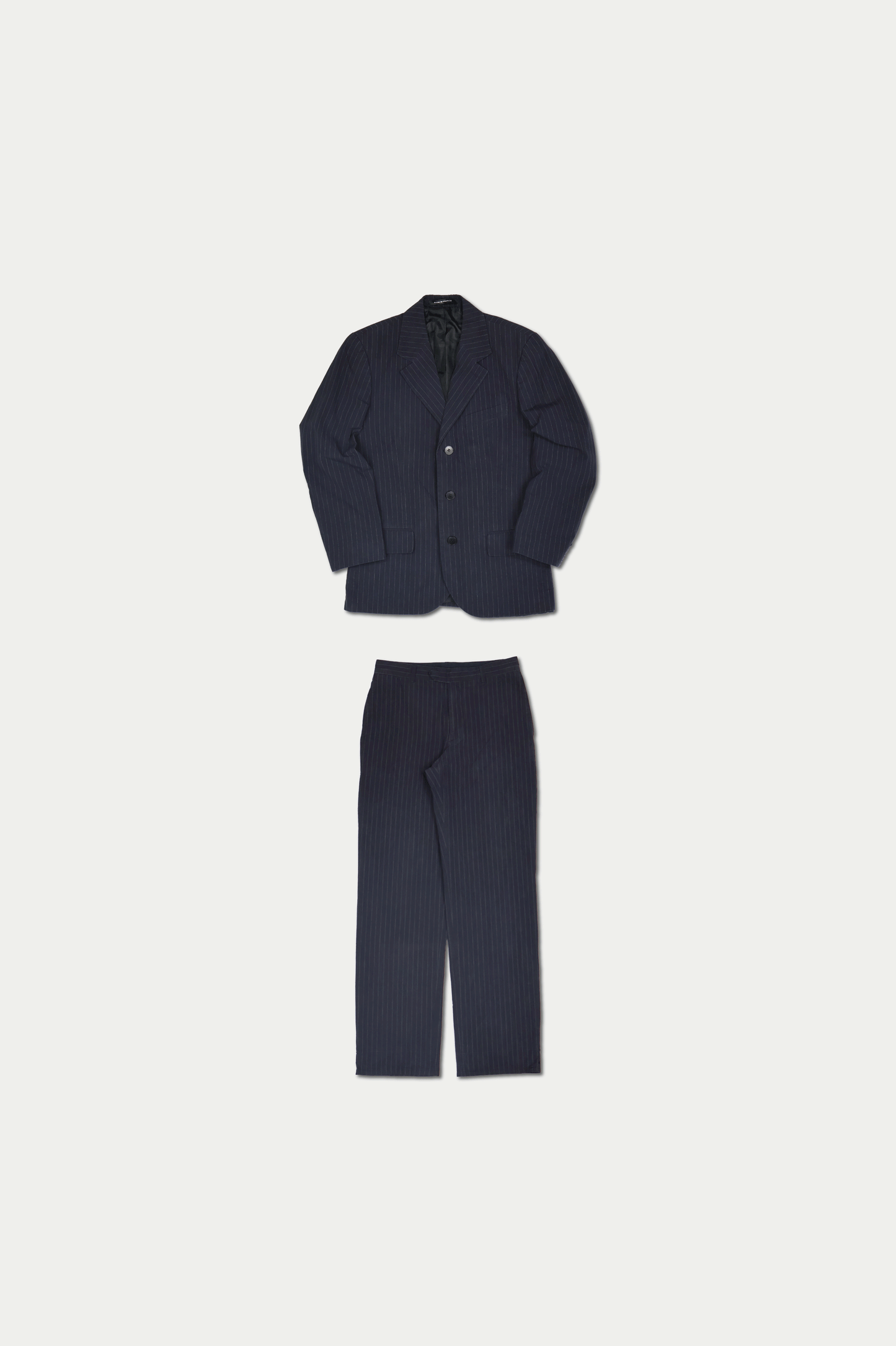 90s agnès b. Stripe Cotton Suits Made in France