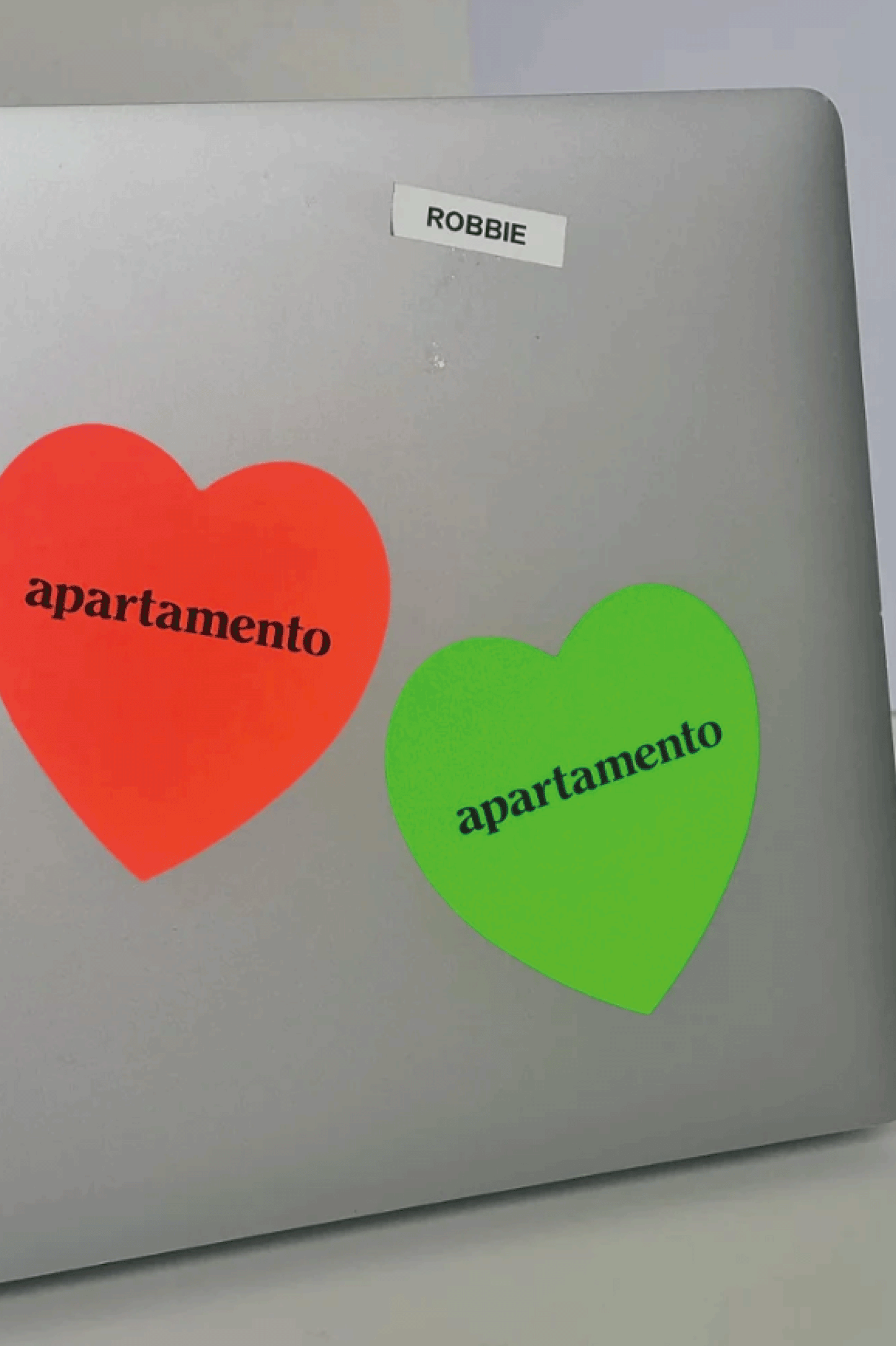 APARTAMENTO NOTEBOOKS Brown + Heart Sticker - 0fr. Tokyo