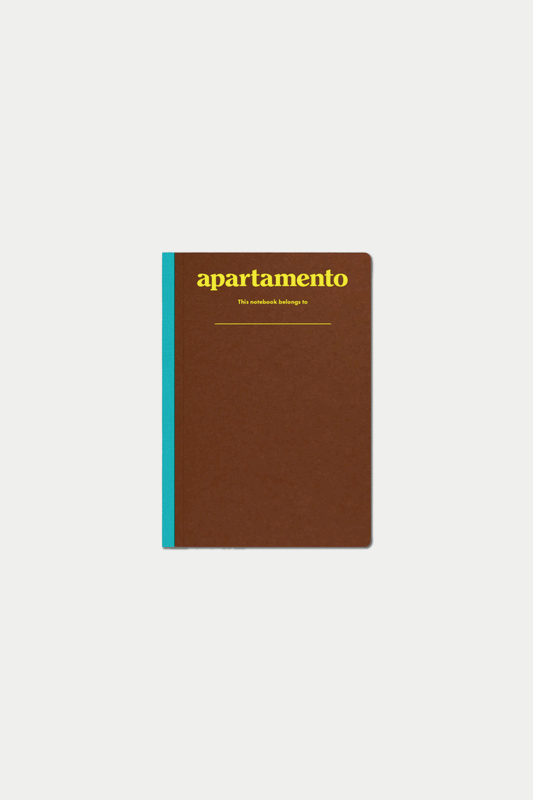 APARTAMENTO NOTEBOOKS Brown + Heart Sticker - 0fr. Tokyo