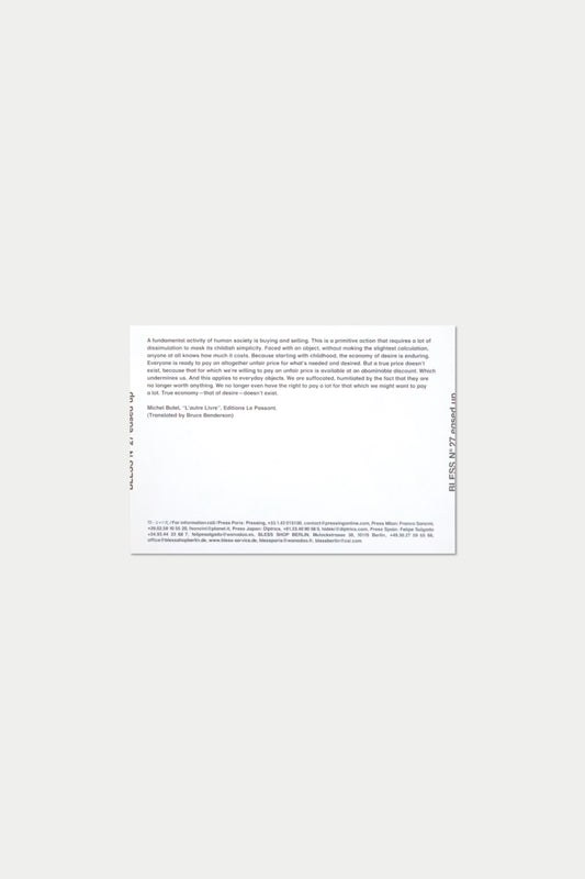 BLESS POSTCARD Nº27 Eased Up