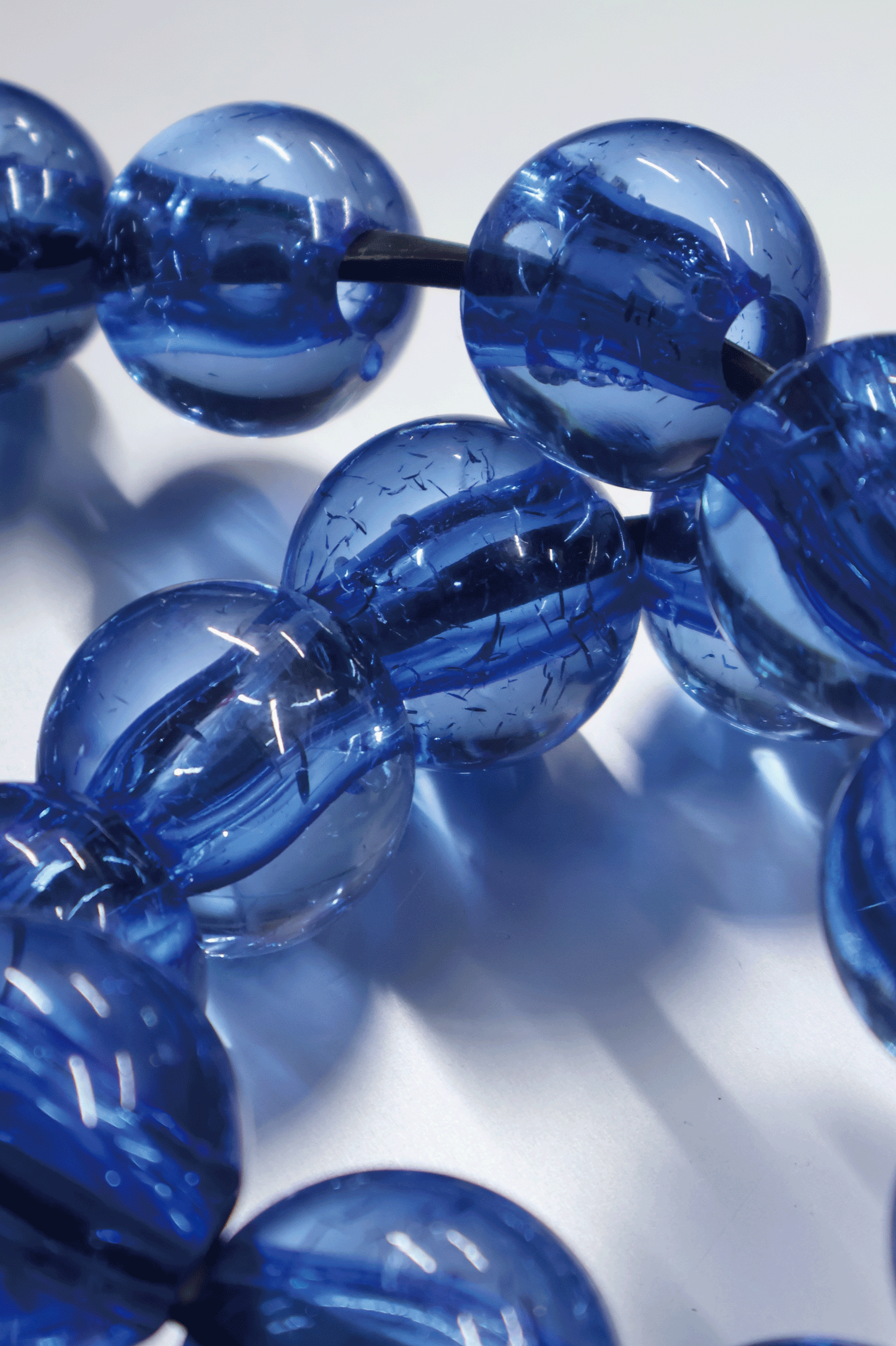 Cable Jewelry Multiplug Synthetic Pearl 0.9m Black Azur